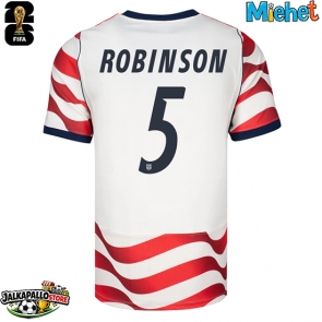 Yhdysvallat Antonee Robinson #5 Kotipaita MM-kisat 2026 Lyhythihainen